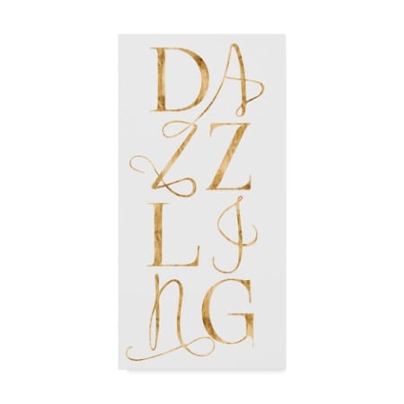 Grace Popp 'Elegant And Dazzling Ii' Canvas Art,12x24
